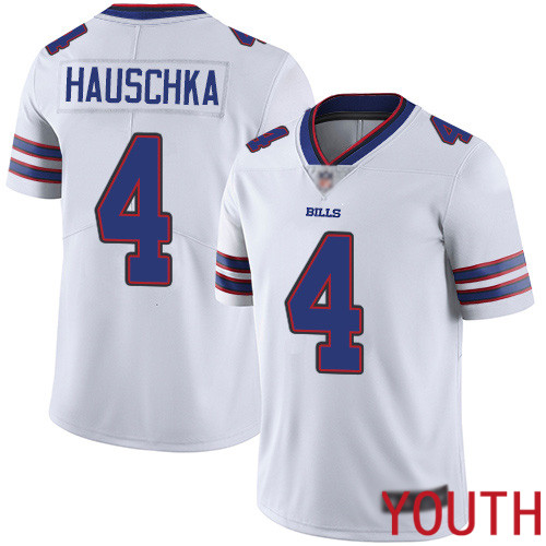 Youth Buffalo Bills #4 Stephen Hauschka White Vapor Untouchable Limited Player NFL Jersey